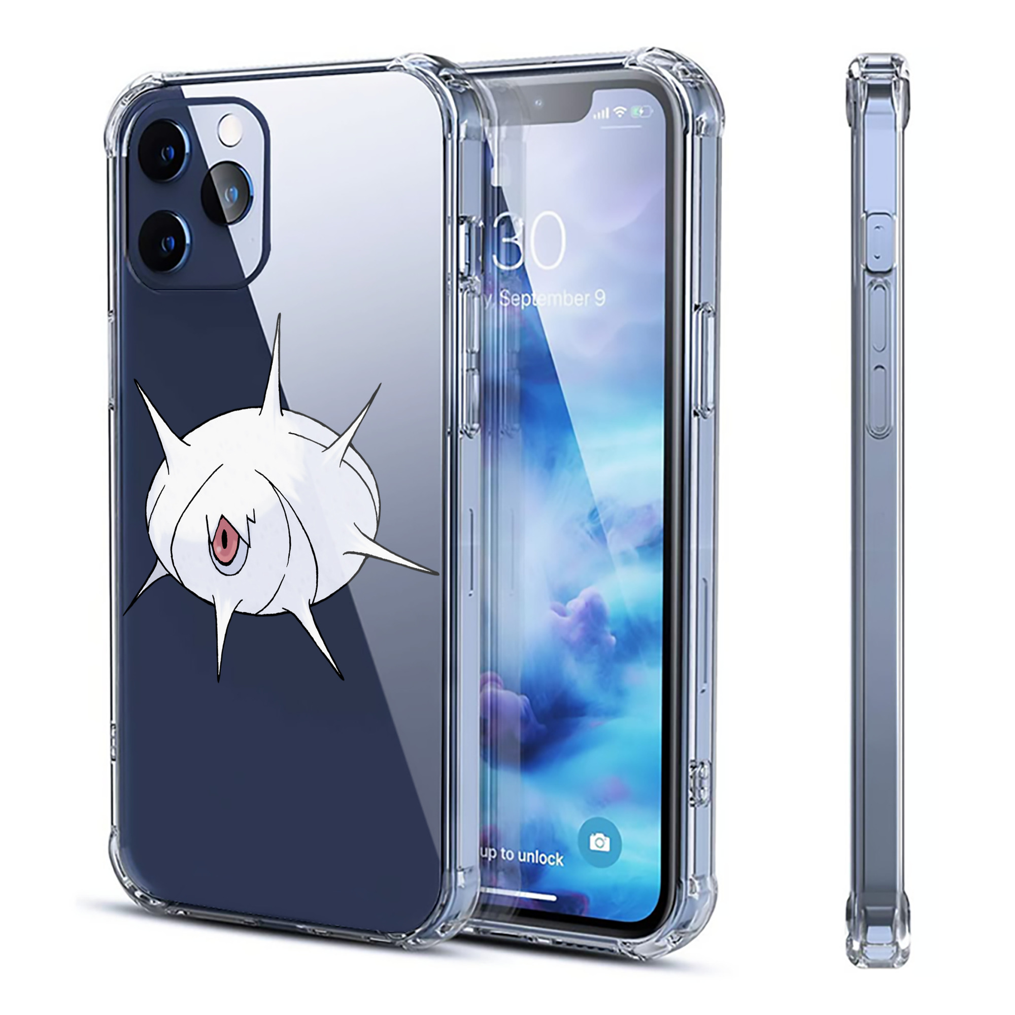 （画像用） ポケットモンスター Pokémon 【iPhone 12シリーズ対応】透明スマホケース（クリアソフトケース）